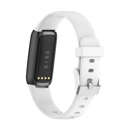 For Fitbit Luxe xDFind Silicone Watch Band, Size:S (Pine Needle Green), S