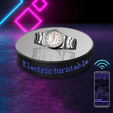 Intelligent APP Screen Display Electric Rotating Turntable Mirror Display Stand Live Broadcast Video Shooting Props Turntable