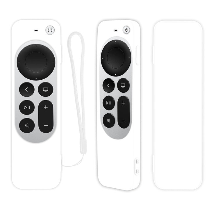 Funda protectora de silicona con cuerda para el cuarto control remoto Siri de Apple TV 4K
