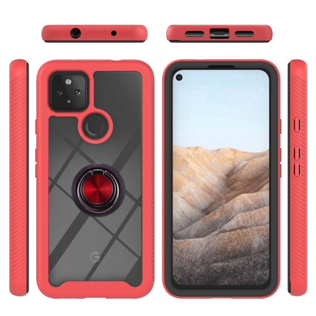 Starry Sky Solid Color Series Shockproof PC + TPU Protective Case with Ring Holder & Magnetic Function, For Google Pixel 5A 5G, For TCL 20S, For LG K22 / K22+, For LG Stylo 7 4G, For LG Stylo 7 5G, For Motorola Moto G Stylus 2021                       ...