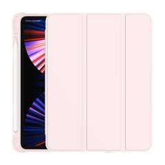 3-folding Horizontal Flip PU Leather + TPU Aitbag Shockproof Half Paste Case with Holder & Pen Slot & Sleep / Wake-up Function, For iPad Pro 11 2022 / 2020/2021