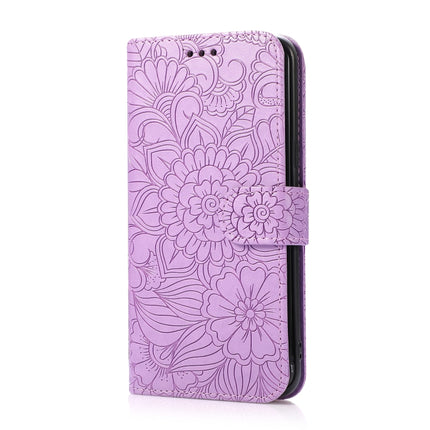Skin Feel Embossed Sunflower Horizontal Flip Leather Case with Holder & Card Slots & Wallet & Lanyard, For Samsung Galaxy S8+, For Samsung Galaxy A12, For Samsung Galaxy A42 5G, For Samsung Galaxy A32 4G
