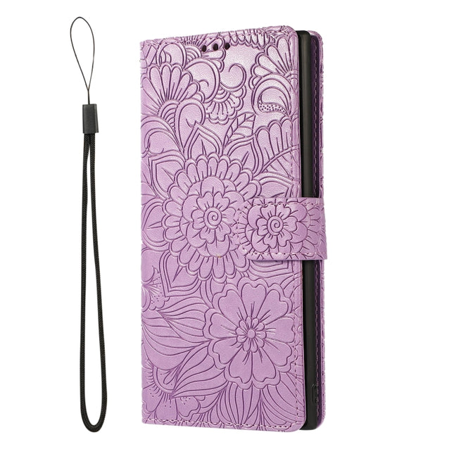 Skin Feel Embossed Sunflower Horizontal Flip Leather Case with Holder & Card Slots & Wallet & Lanyard, For Samsung Galaxy A32 5G, For Samsung Galaxy A71, For Samsung Galaxy Note10 Lite / A81, For Samsung Galaxy A91