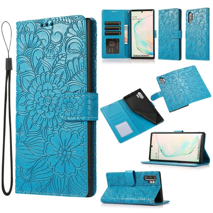 Skin Feel Embossed Sunflower Horizontal Flip Leather Case with Holder & Card Slots & Wallet & Lanyard, For Samsung Galaxy 5G / 4G, For Samsung Galaxy A72 5G / 4G, For Samsung Galaxy S20+, For Samsung Galaxy Note10+