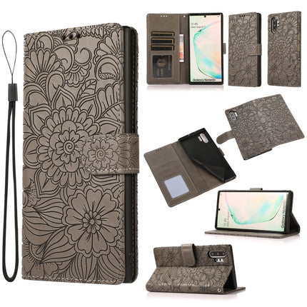 Skin Feel Embossed Sunflower Horizontal Flip Leather Case with Holder & Card Slots & Wallet & Lanyard, For Samsung Galaxy 5G / 4G, For Samsung Galaxy A72 5G / 4G, For Samsung Galaxy S20+, For Samsung Galaxy Note10+