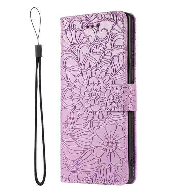 Skin Feel Embossed Sunflower Horizontal Flip Leather Case with Holder & Card Slots & Wallet & Lanyard, For Samsung Galaxy Note9, For Samsung Galaxy Note20 Ultra, For Samsung Galaxy S20 Ultra, For Samsung Galaxy S21 Ultra 5G