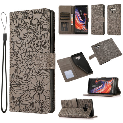 Skin Feel Embossed Sunflower Horizontal Flip Leather Case with Holder & Card Slots & Wallet & Lanyard, For Samsung Galaxy Note9, For Samsung Galaxy Note20 Ultra, For Samsung Galaxy S20 Ultra, For Samsung Galaxy S21 Ultra 5G