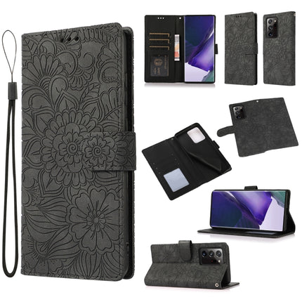 Skin Feel Embossed Sunflower Horizontal Flip Leather Case with Holder & Card Slots & Wallet & Lanyard, For Samsung Galaxy Note9, For Samsung Galaxy Note20 Ultra, For Samsung Galaxy S20 Ultra, For Samsung Galaxy S21 Ultra 5G