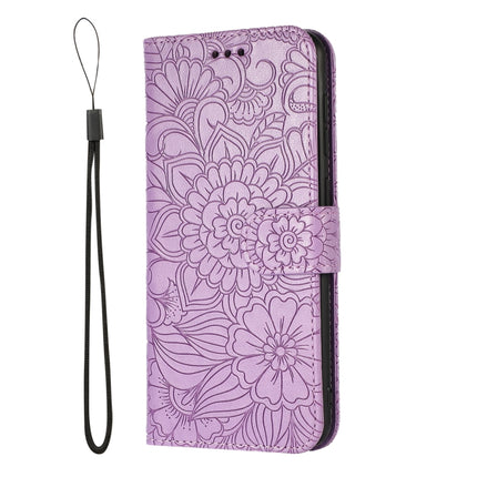 Skin Feel Embossed Sunflower Horizontal Flip Leather Case with Holder & Card Slots & Wallet & Lanyard, For Samsung Galaxy A30s, For Samsung Galaxy A50s, For Samsung Galaxy A70s, For Samsung Galaxy S10