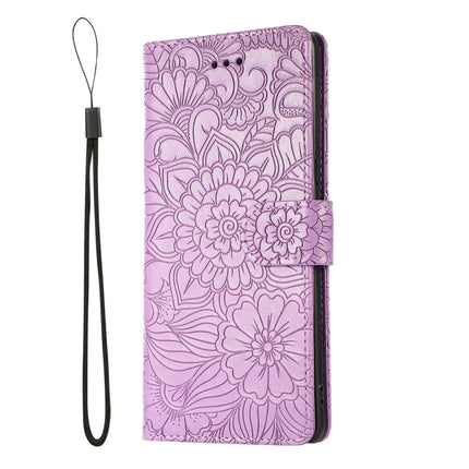 Skin Feel Embossed Sunflower Horizontal Flip Leather Case with Holder & Card Slots & Wallet & Lanyard, For Samsung Galaxy Note8, For Samsung Galaxy J6, For Samsung Galaxy A5 (2017), For Samsung Galaxy J8