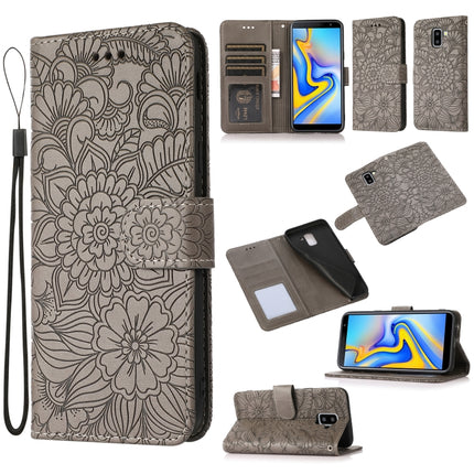 Skin Feel Embossed Sunflower Horizontal Flip Leather Case with Holder & Card Slots & Wallet & Lanyard, For Samsung Galaxy Note8, For Samsung Galaxy J6, For Samsung Galaxy A5 (2017), For Samsung Galaxy J8
