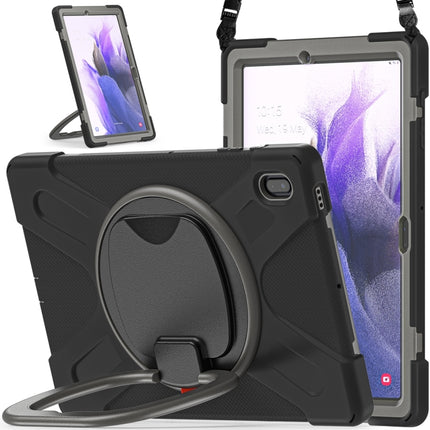 Silicone + PC Protective Case with Holder & Shoulder Strap