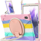 For Samsung Galaxy Tab S7 FE T730 / Colorful Pink
