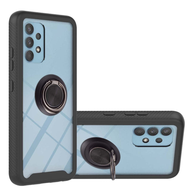 Starry Sky Solid Color Series Shockproof PC + TPU Protective Case with Ring Holder & Magnetic Function, For Samsung Galaxy A42 5G, For Samsung Galaxy A32 5G, For Samsung Galaxy A32 4G EU Version, For Samsung Galaxy A31, For Samsung Galaxy A22 5G       ...