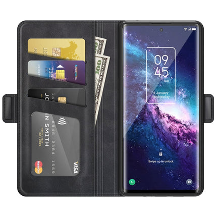 Dual-side Magnetic Buckle Horizontal Flip Leather Case with Holder & Card Slots & Wallet, For TCL 20 Pro 5G, For TCL 20 SE, For TCL 20S / 20 5G / 20L