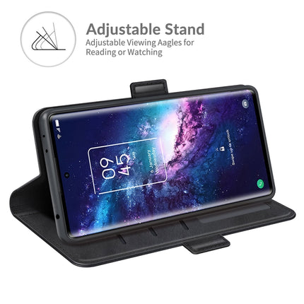 Dual-side Magnetic Buckle Horizontal Flip Leather Case with Holder & Card Slots & Wallet, For TCL 20 Pro 5G, For TCL 20 SE, For TCL 20S / 20 5G / 20L