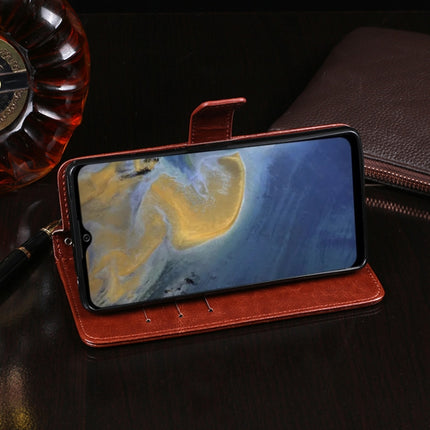 idewei Crazy Horse Texture Horizontal Flip Leather Case with Holder & Card Slots & Wallet, For ZTE Blade A51, For ZTE Blade A71