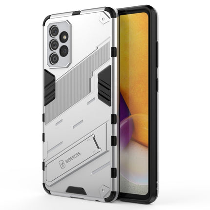 Punk Armor 2 in 1 PC + TPU Shockproof Case with Invisible Holder, For vivo V21e 5G, For Samsung Galaxy A72 5G / 4G