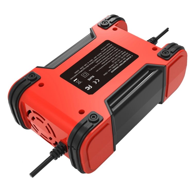 FOXSUR 12A / 12V / 24V Car / Motorcycle 7-stage Lead-acid Battery AGM Charger