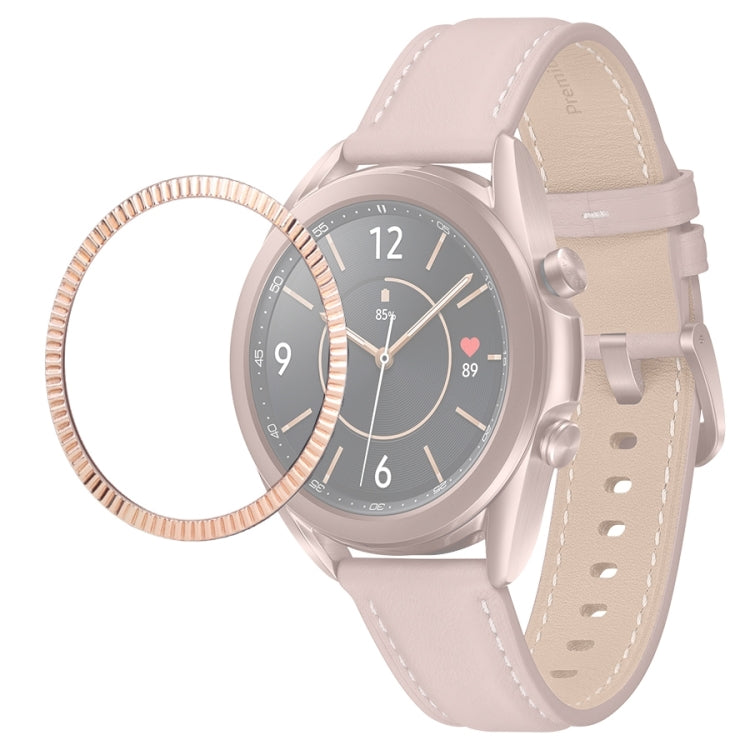Smart Watch Wave Texture Bezel Ring, For Samsung Galaxy Watch 3 41mm, For Samsung Galaxy Watch 3 45mm