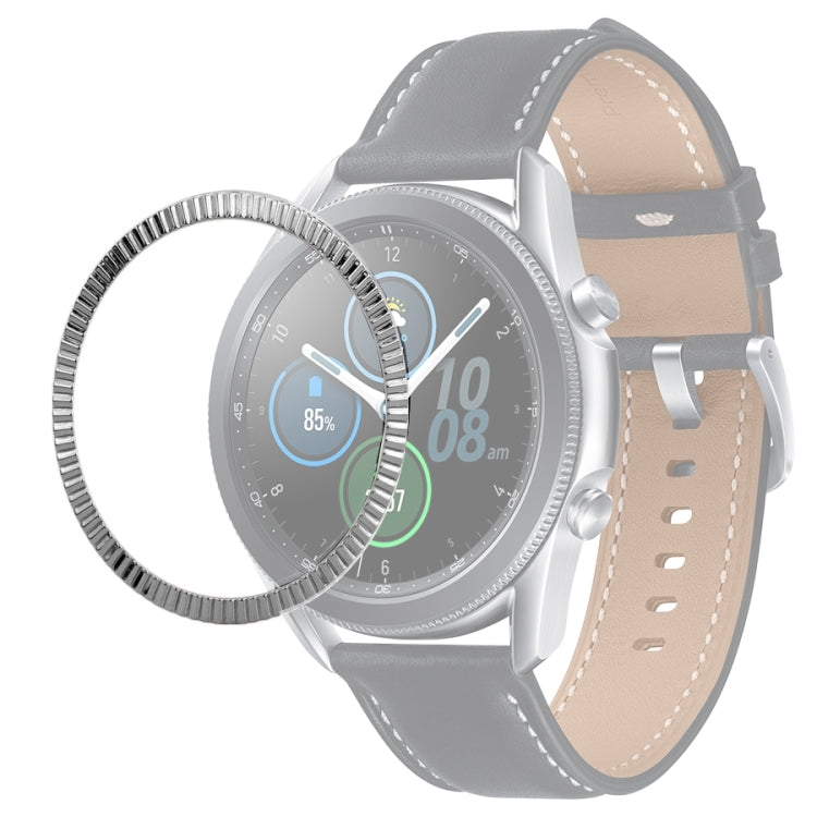 Smart Watch Wave Texture Bezel Ring, For Samsung Galaxy Watch 3 41mm, For Samsung Galaxy Watch 3 45mm