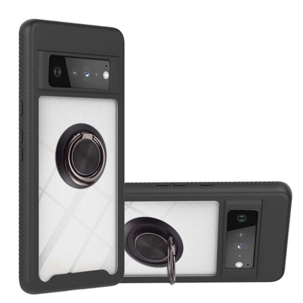 Starry Sky Solid Color Series Shockproof PC + TPU Protective Case with Ring Holder & Magnetic Function, For Google Pixel 6, For Google Pixel 6 Pro, For Samsung Galaxy A03s 166mm