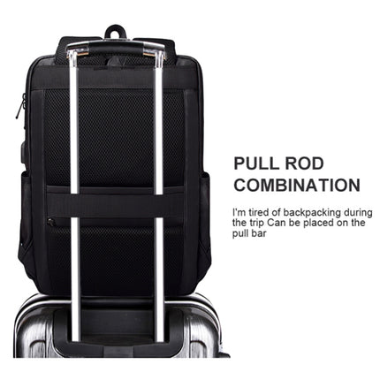 SJ01 Business Casual Computer Backpack with USB Charging Port