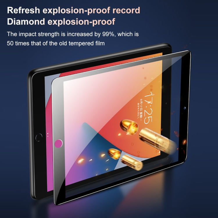 9D Vollbild-Keramikfolie mit Vollkleber, für iPad 4/3/2 9,7 Zoll (1 PC), für iPad 10.2 2021/2020/2019 (1 PC), für iPad Pro 10.5 / Air 3 (1 PC), für iPad mini 3/2/1 (1 PC), für iPad mini 2019/4 (1 PC), für iPad Pro 9,7 Zoll (1 PC)