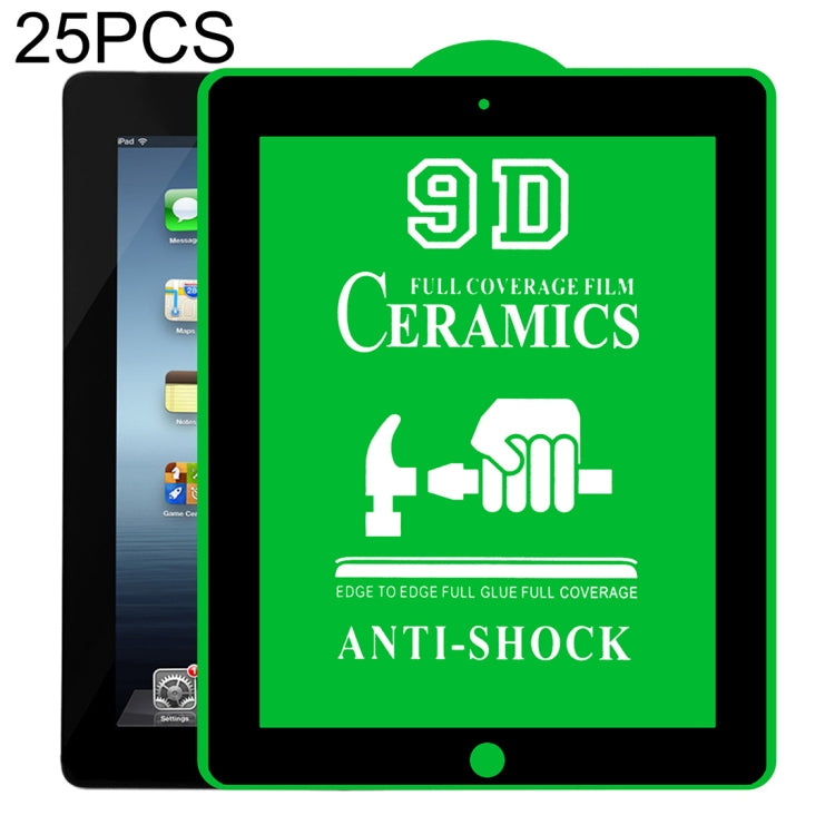 25 PCS 9D Full Screen Full Glue Ceramic Film