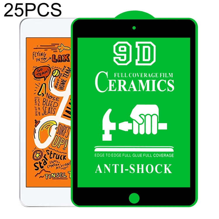 25 PCS 9D Full Screen Full Glue Ceramic Film