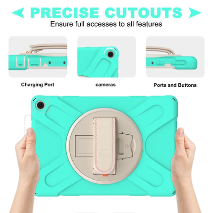 Silicone + PC Protective Case with Holder & Shoulder Strap, For Amazon Kindle Fire HD 10 2021