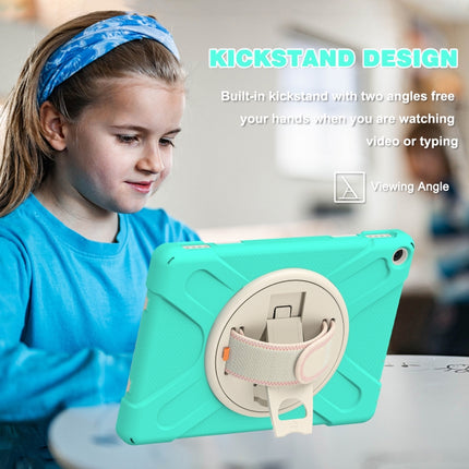 Silicone + PC Protective Case with Holder & Shoulder Strap, For Amazon Kindle Fire HD 10 2021
