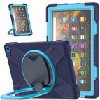 For Amazon Kindle Fire HD 10 2021 / Navy Blue + Blue