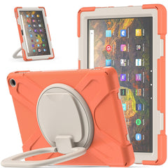 Silicone + PC Protective Case with Holder & Shoulder Strap, For iPad Pro 12.9 2022 / 2021, For Amazon Kindle Fire HD 10 2021