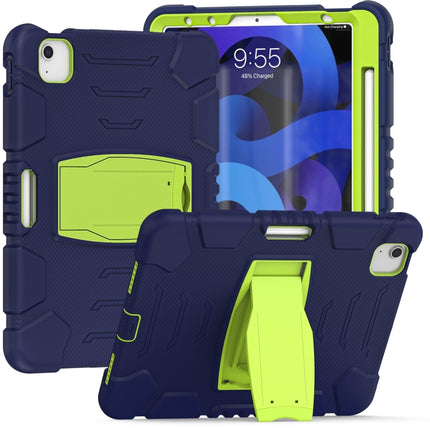 3-lagiger Schutzbildschirmrahmen + PC + stoßfeste Silikon-Kombinationshülle mit Halterung, für iPad Pro 11 2022/2021/2020/2018, für iPad Air 4 10,9 Zoll 2020