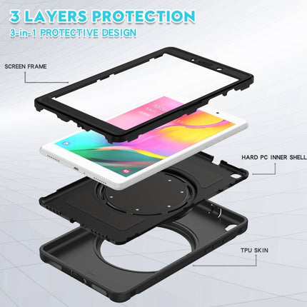 Shockproof TPU + PC Protective Case with 360 Degree Rotation Foldable Handle Grip Holder & Pen Slot, For Samsung Galaxy Tab A 8.0 2019 T290