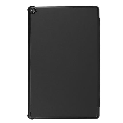 For Amazon Kindle Fire HD 10 2017 / 2019Custer Texture Horizontal Flip Leather Case with Three-folding Holder & Sleep / Wake-up Function, For Amazon Kindle Fire HD 10