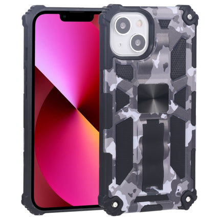 Funda protectora magnética de TPU + PC a prueba de golpes con armadura de camuflaje con soporte, para iPhone 13 Pro Max, para iPhone 13, para iPhone 13 Pro, para iPhone 13 mini, para Motorola Moto G Stylus 5G, para OnePlus Nord N200 5G