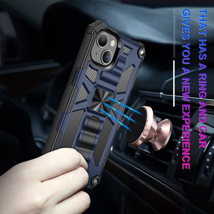 Armor Stoßfeste TPU + PC Magnetische Schutzhülle mit Halterung, Für iPhone 13 mini, Für iPhone 13, Für iPhone 13 Pro, Für iPhone 13 Pro Max