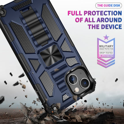 Armor Stoßfeste TPU + PC Magnetische Schutzhülle mit Halterung, Für iPhone 13 mini, Für iPhone 13, Für iPhone 13 Pro, Für iPhone 13 Pro Max