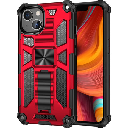 Armor Stoßfeste TPU + PC Magnetische Schutzhülle mit Halterung, Für iPhone 13 mini, Für iPhone 13, Für iPhone 13 Pro, Für iPhone 13 Pro Max