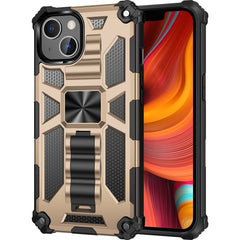 Armor Shockproof TPU + PC Magnetic Protective Case with Holder, For iPhone 13 mini, For iPhone 13, For iPhone 13 Pro, For iPhone 13 Pro Max