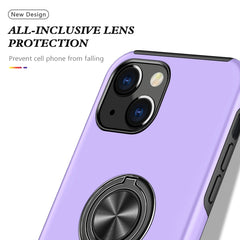 Funda protectora magnética a prueba de golpes de PC + TPU con soporte de anillo invisible, para iPhone 13 mini, para iPhone 13, para iPhone 13 Pro, para iPhone 13 Pro Max