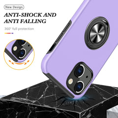 Funda protectora magnética a prueba de golpes de PC + TPU con soporte de anillo invisible, para iPhone 13 mini, para iPhone 13, para iPhone 13 Pro, para iPhone 13 Pro Max