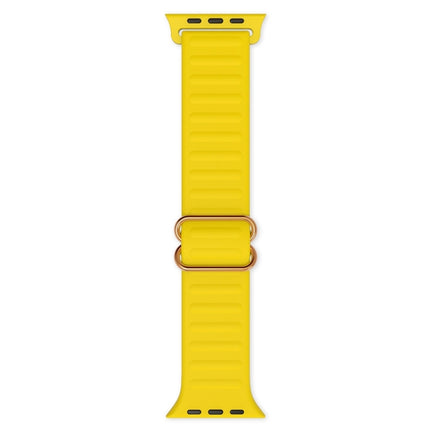 Japanese Word Buckle Silicone Replacement Watchband For Apple Watch Series, 7 45mm / 6 & SE & 5 & 4 44mm / 3 & 2 & 1 42mm