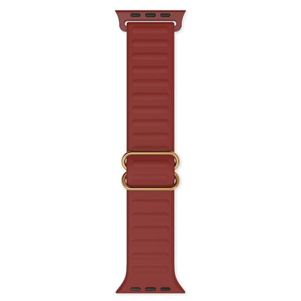 Japanese Word Buckle Silicone Replacement Watchband For Apple Watch Series, 7 45mm / 6 & SE & 5 & 4 44mm / 3 & 2 & 1 42mm
