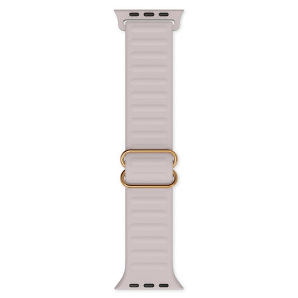 Japanese Word Buckle Silicone Replacement Watchband For Apple Watch Series, 7 45mm / 6 & SE & 5 & 4 44mm / 3 & 2 & 1 42mm