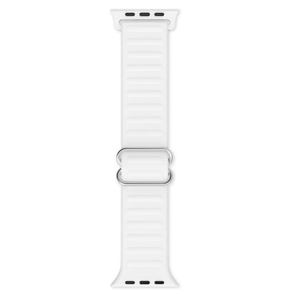 Japanese Word Buckle Silicone Replacement Watchband For Apple Watch Series, 7 41mm / 6 & SE & 5 & 4 40mm / 3 & 2 & 1 38mm