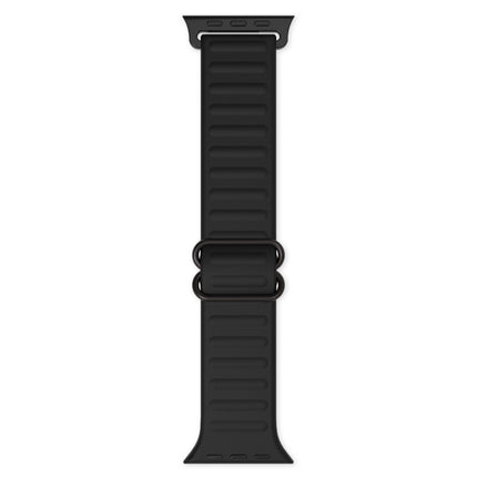 Japanese Word Buckle Silicone Replacement Watchband For Apple Watch Series, 7 41mm / 6 & SE & 5 & 4 40mm / 3 & 2 & 1 38mm