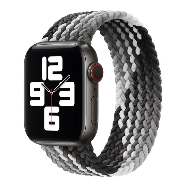 Single Loop Weaving Nylon Replacement Watchband, Size: L 155mm For Apple Watch Series 6 & SE & 5 & 4 40mm / 3 & 2 & 1 38mm, L 155mm 40mm / 38 mm